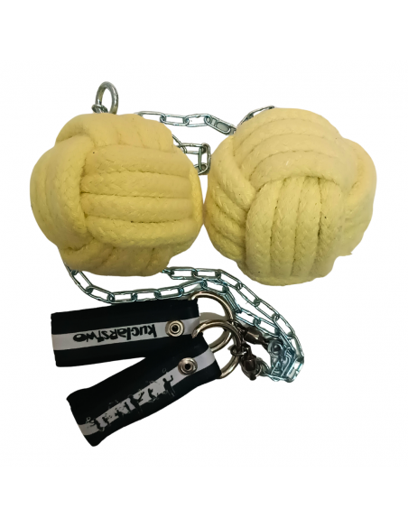 Fire Poi Monkey Fist Catene Fuoco Kuglar 80 mm
