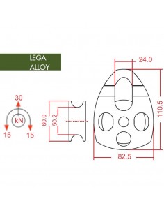 Carrucola Extra Roll Tactical Kong - Damas Italia