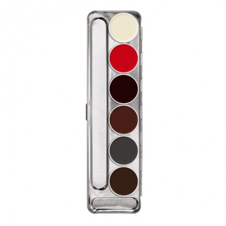 TAVOLOZZA KRYOLAN 6 COLORI PER LATTICE  (face painting)