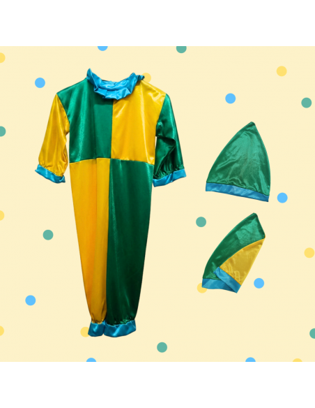 Costume tuta clown bambino