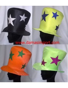 Cilindro Fluo Stelle Grandi | Damas Italia