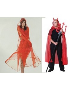 Mantello Trasparente Rosso | Damas Italia