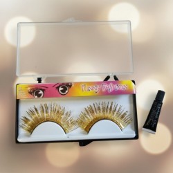 Ciglia Lunghe Oro Metallizzato | Damas Italia