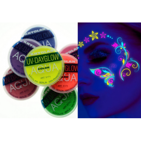 Trucco Supracolor Kryolan Fluorescente - UV  8 ml