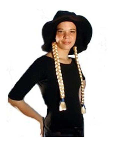 Cappello con Trecce Verdi