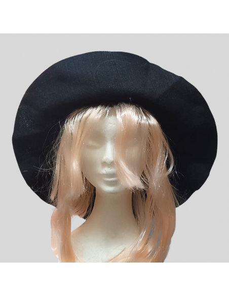 Cappello con Parrucca Liscia