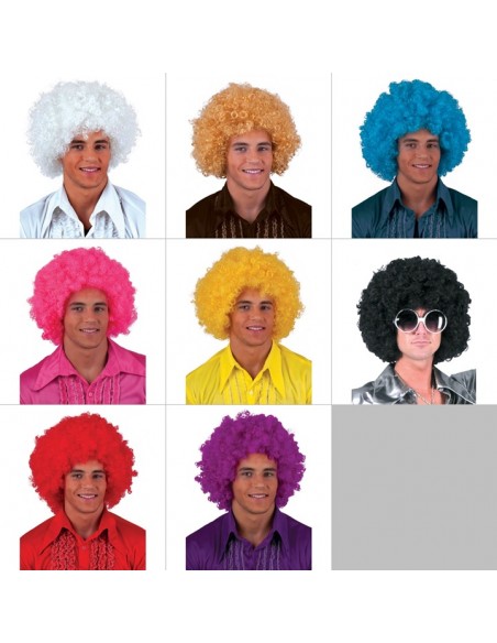 Parrucca Clown Riccia Grande