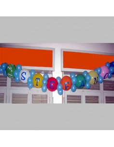 Palloncini Lattice Link con Lettere - 35 cm/ 14"