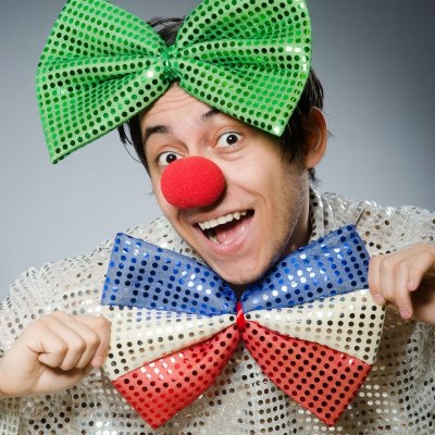 Cravatte Papillon per Clown e Animatori